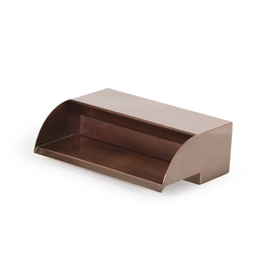 Atlantic 12" 304 Stainless Steel Copper Finish Scupper Waterfall Spillway 1200 GPH