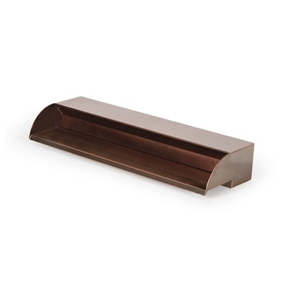 Atlantic 36" Copper Finish 304 Stainless Steel Scupper Waterfall Spillway 3600 GPH
