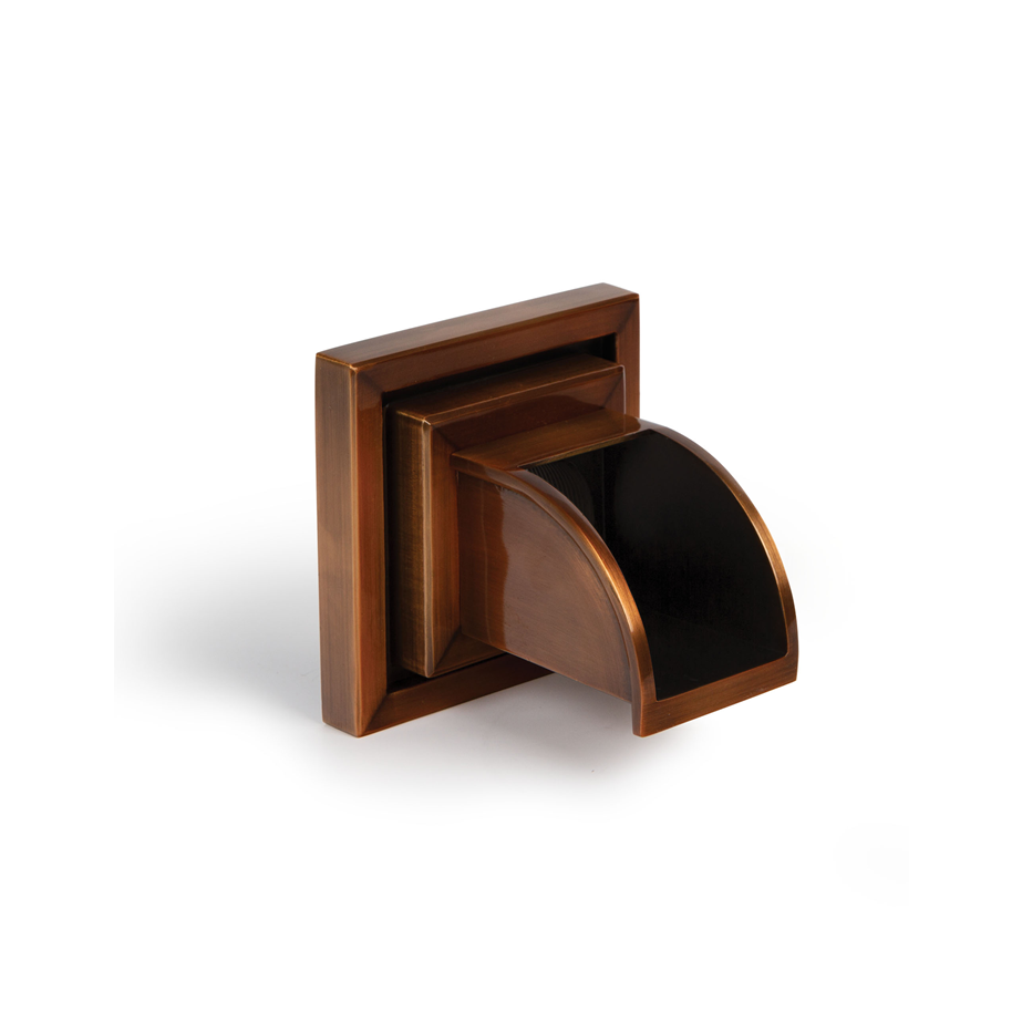 Atlantic Mantova Copper FInish Formal Spillway Wall Spout