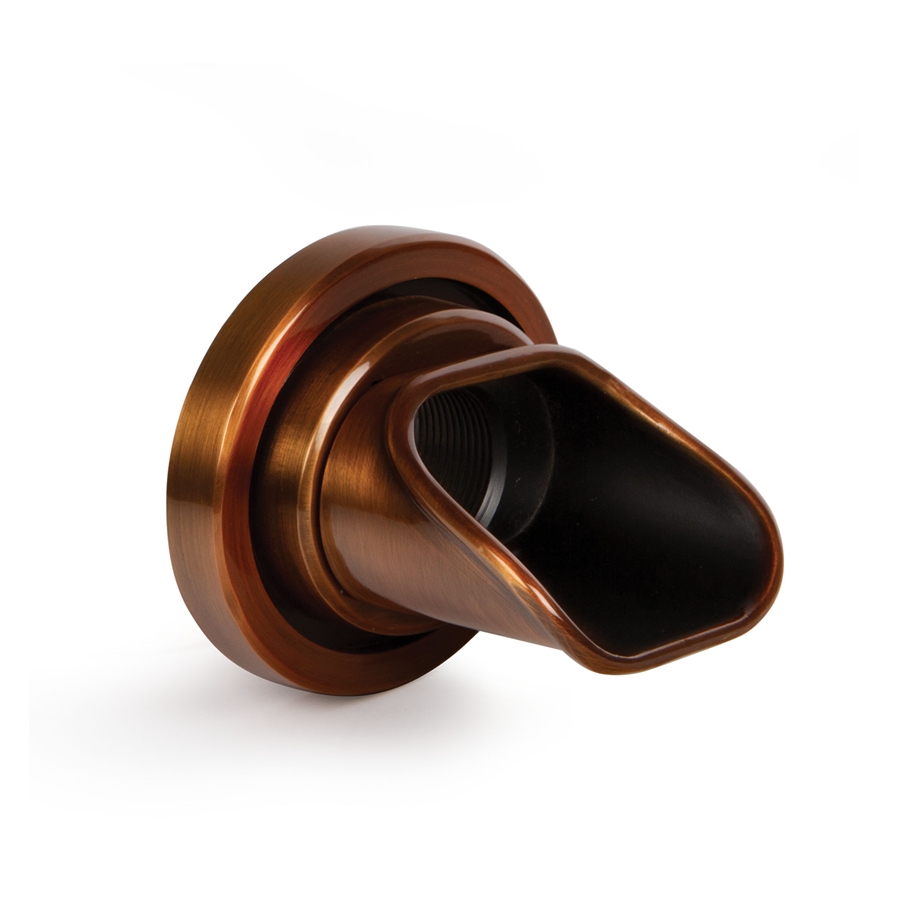 Atlantic Olivett Copper Finish Formal Spillway Wall Spout