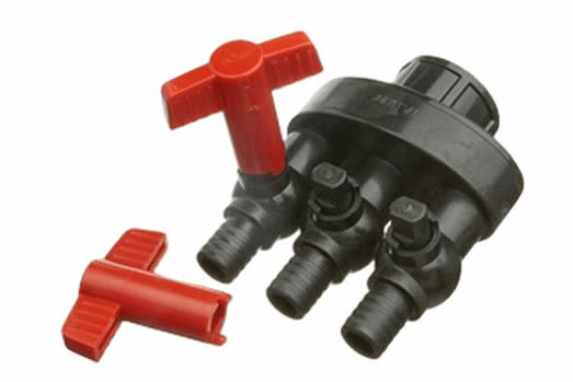 Atlantic Triton 3 Way Fountain Basin Diverter