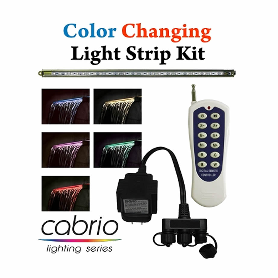 EasyPro 23" Color Changing LED Underwater Light Strip Complete Kit