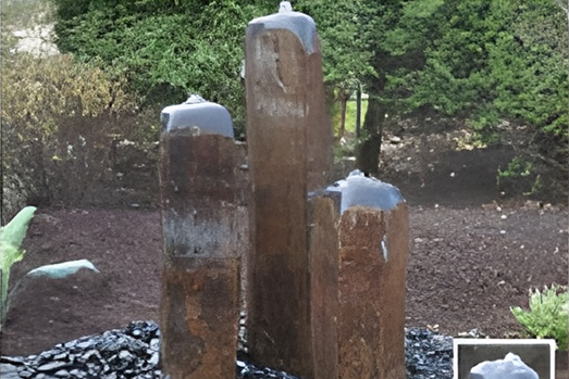 EasyPro Set of 3 Dome Top Basalts Complete Fountain Kit