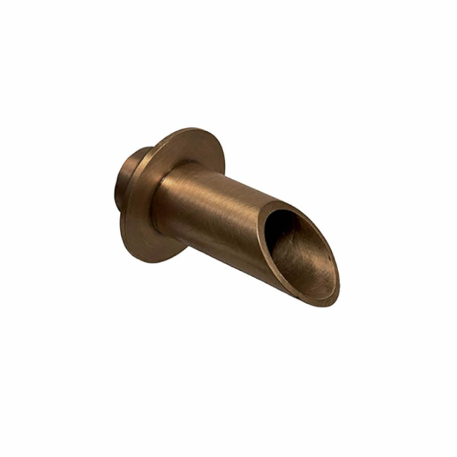 EasyPro Vianti Falls Brass 2" Round Scupper with Round Wall Plate